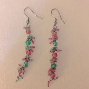 Delicate beaded earrings